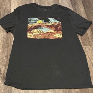 Goodfellow & Co Black Tee with Scenic Print